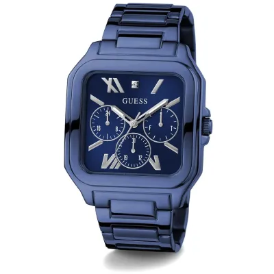 Guess Men's Blue Multi-function Watch